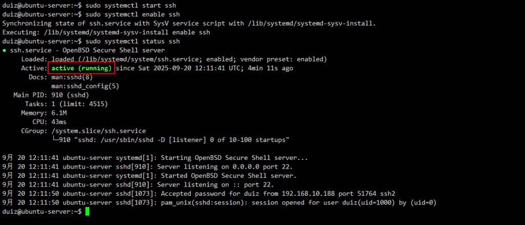 图片[3]-二、Ubuntu Server 远程连接-队长的Blog